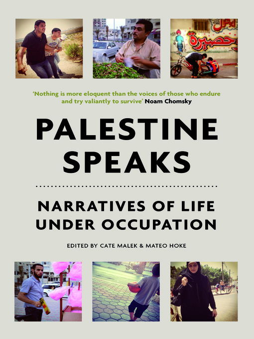 Cover of Palestine Speaks